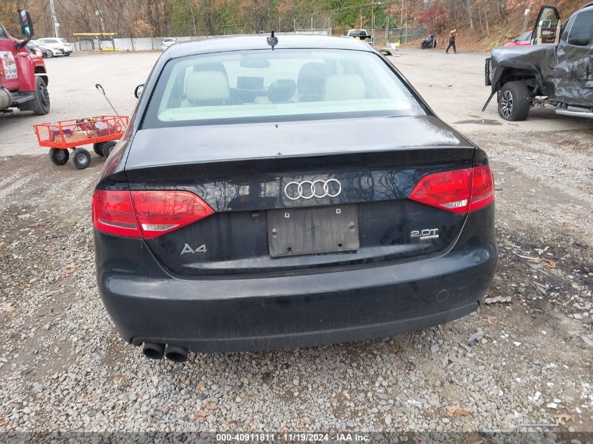 2012 Audi A4 2.0T Premium VIN: WAUBFAFL4CN002871 Lot: 40911811