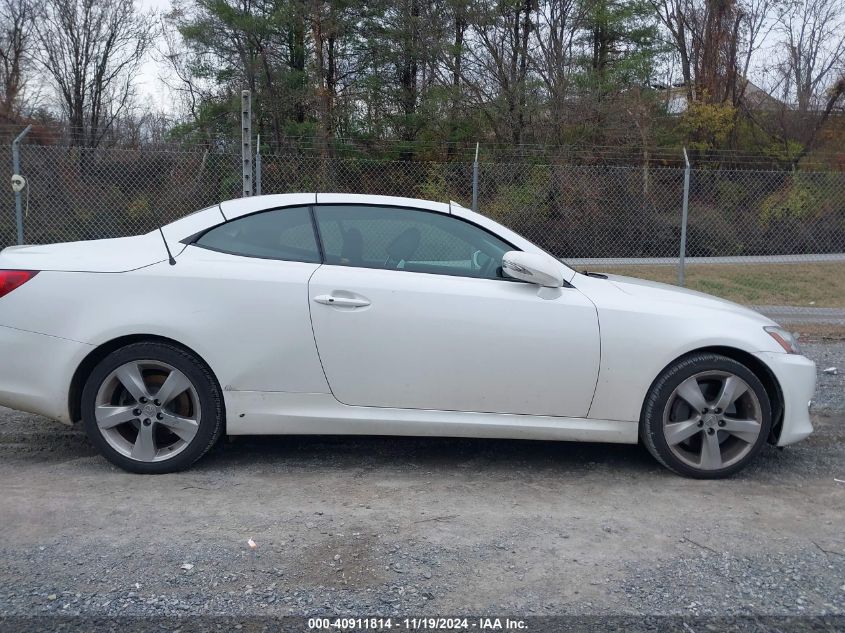 2010 Lexus Is 350C VIN: JTHFE2C28A2501971 Lot: 40911814