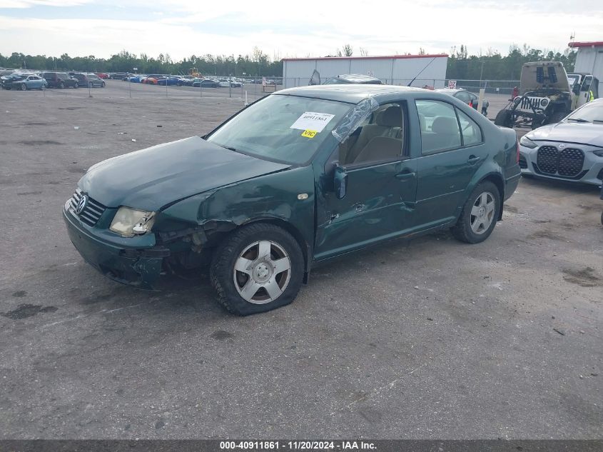 2000 Volkswagen Jetta Gls Tdi VIN: 3VWSF29M2YM111549 Lot: 40911861