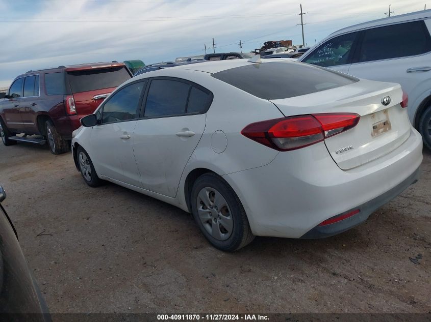 2017 Kia Forte Lx VIN: 3KPFK4A7XHE107891 Lot: 40911870