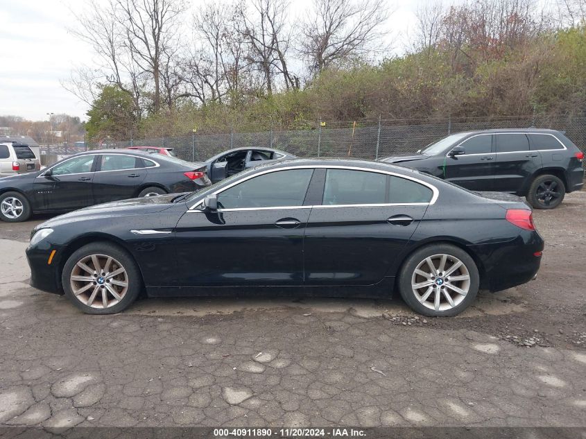 2014 BMW 640I Gran Coupe VIN: WBA6A0C51ED317474 Lot: 40911890