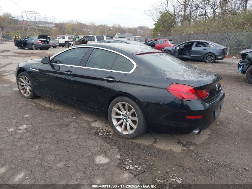 2014 BMW 640I Gran Coupe VIN: WBA6A0C51ED317474 Lot: 40911890