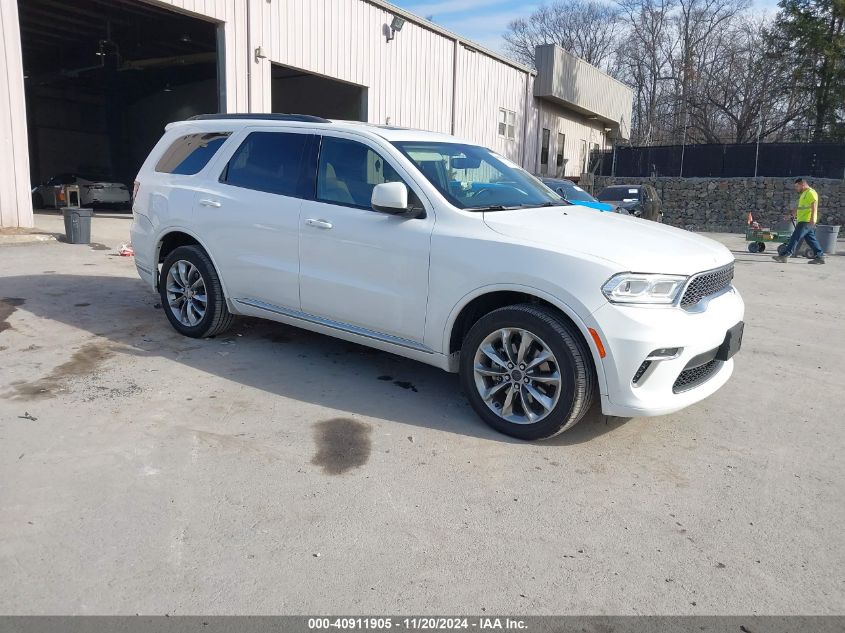 VIN 1C4RDJAG4NC129474 2022 DODGE DURANGO no.1