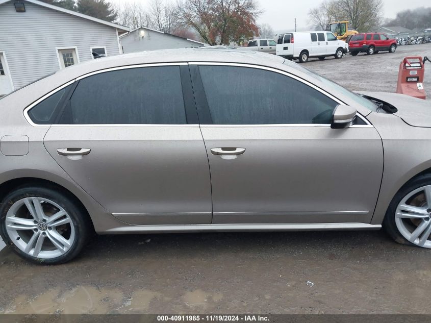 2015 VOLKSWAGEN PASSAT 2.0L TDI SE - 1VWBV7A3XFC094100