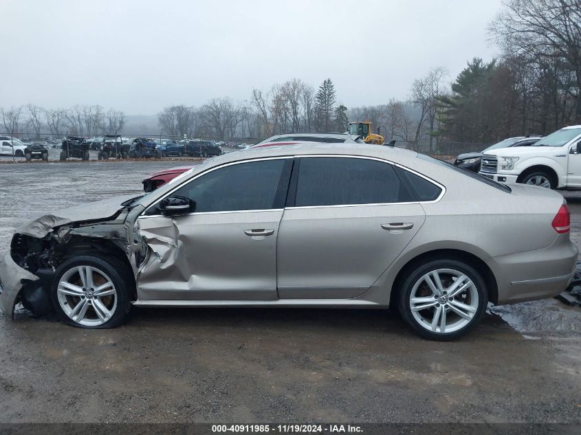 2015 VOLKSWAGEN PASSAT 2.0L TDI SE - 1VWBV7A3XFC094100