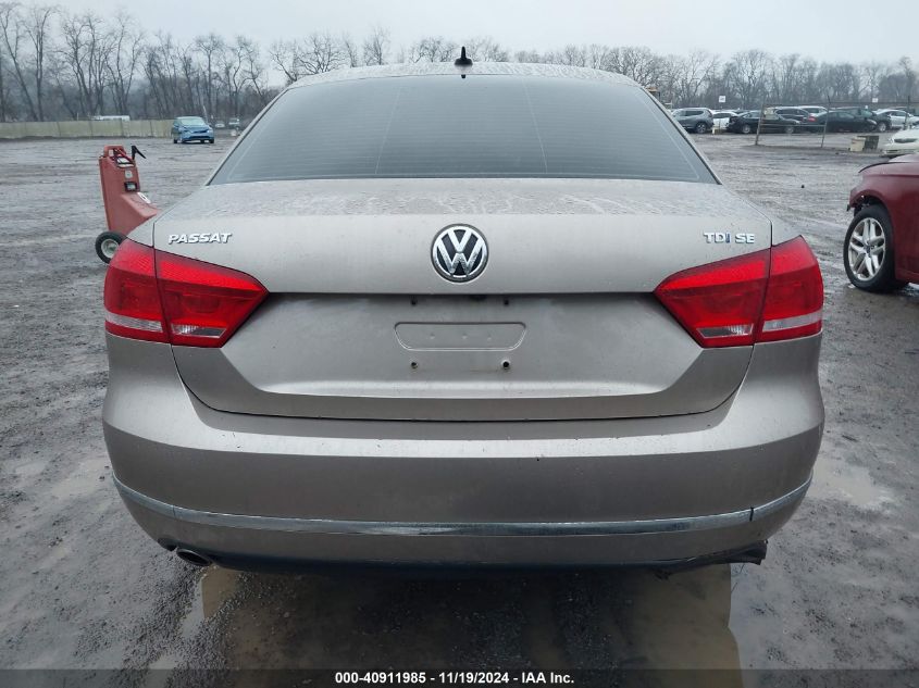 2015 VOLKSWAGEN PASSAT 2.0L TDI SE - 1VWBV7A3XFC094100