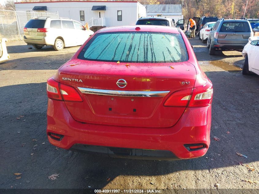 2017 Nissan Sentra Sv VIN: 3N1AB7AP1HY308270 Lot: 40911997