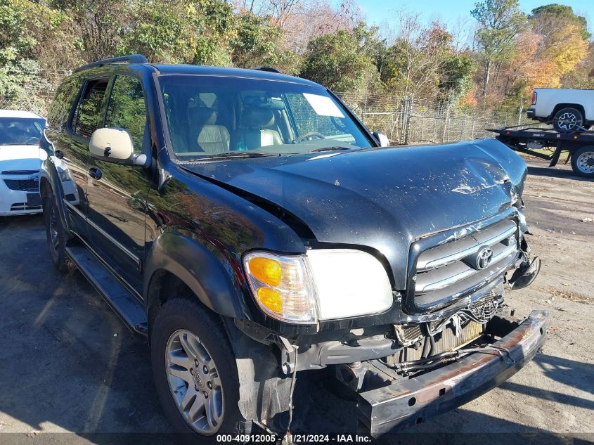 2004 Toyota Sequoia Limited V8 VIN: 5TDZT38A24S207277 Lot: 40912005