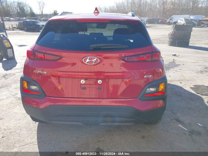 2021 Hyundai Kona Sel Plus VIN: KM8K6CAA9MU707642 Lot: 40912033