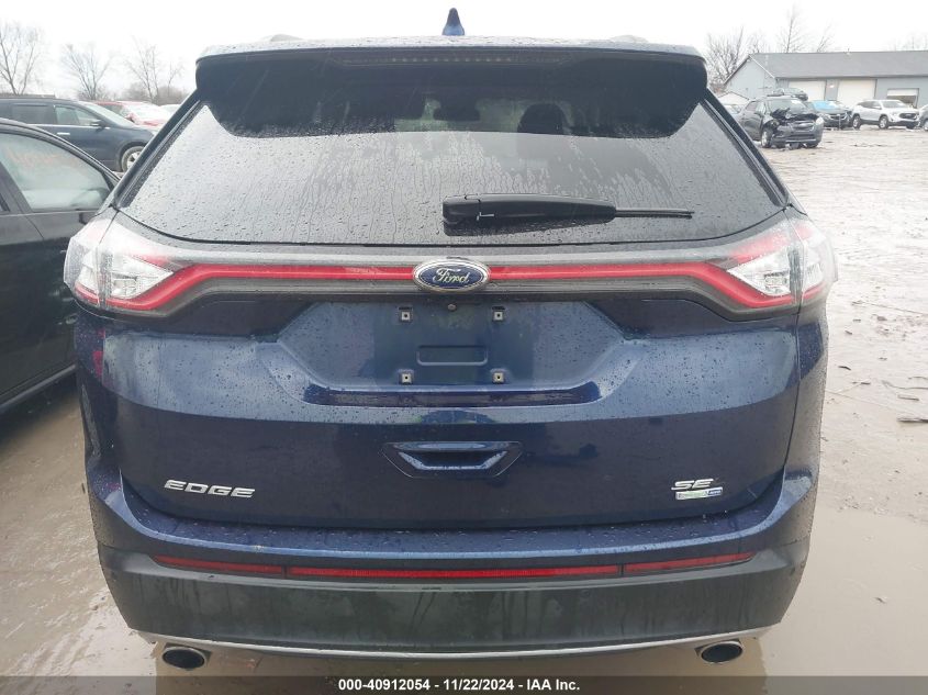 2016 Ford Edge Sel VIN: 2FMPK4J92GBC20581 Lot: 40912054