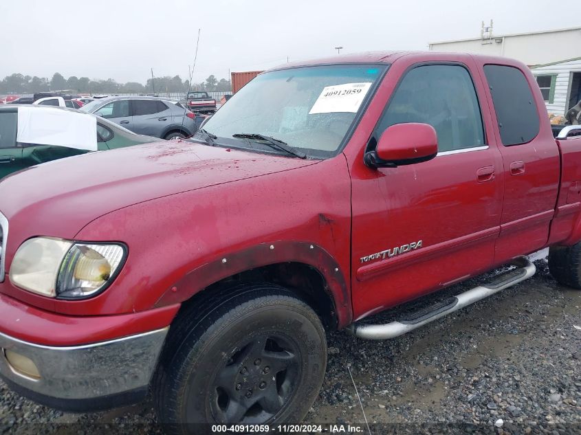 2000 Toyota Tundra Limited VIN: 5TBRT3813YS063401 Lot: 40912059