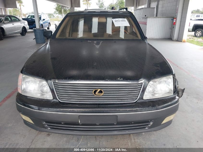 1999 Lexus Ls 400 VIN: JT8BH28F1X0156868 Lot: 40912086