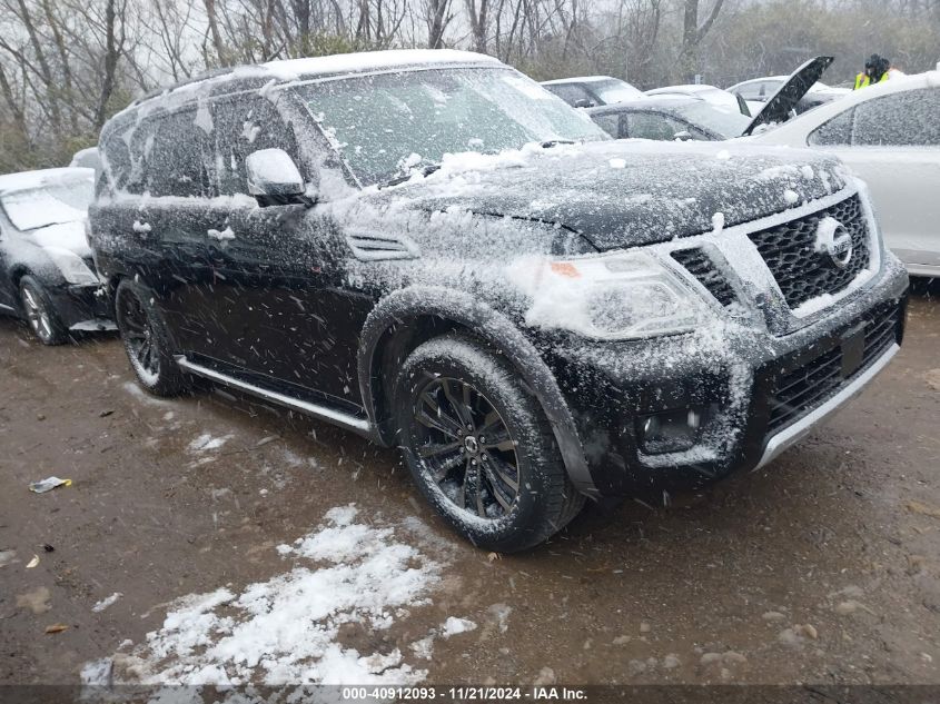 2017 Nissan Armada Platinum VIN: JN8AY2NE8H9705136 Lot: 40912093