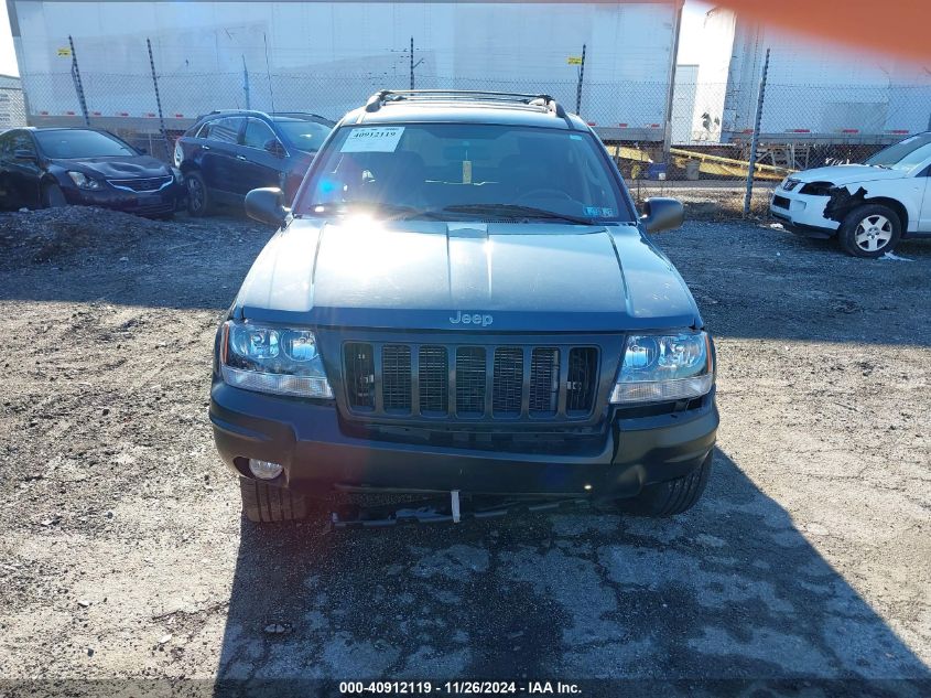 2004 Jeep Grand Cherokee Laredo VIN: 1J8GW48N04C262358 Lot: 40912119