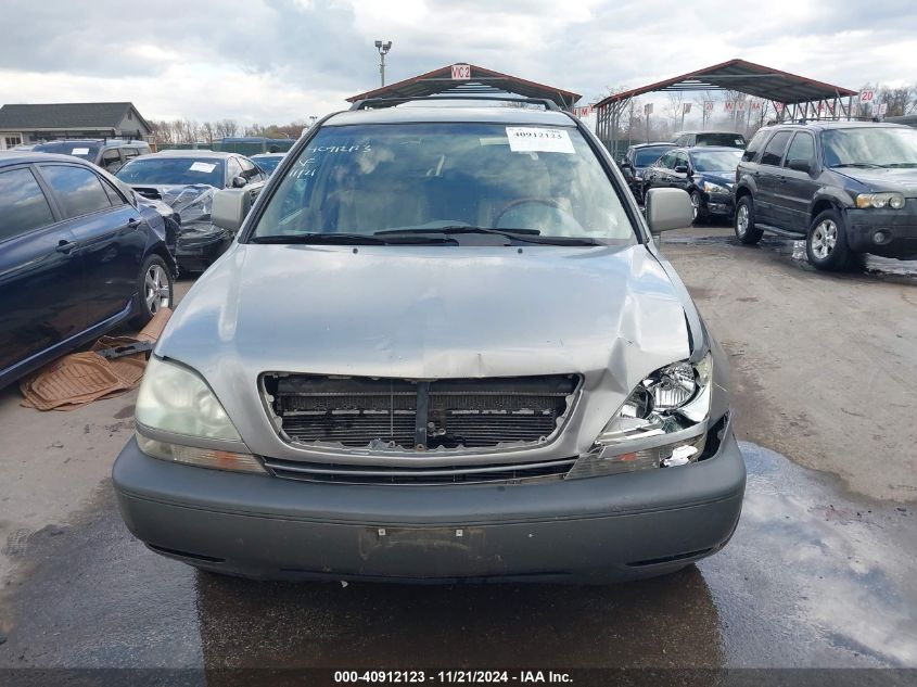 2002 Lexus Rx 300 VIN: JTJHF10UX20237184 Lot: 40912123