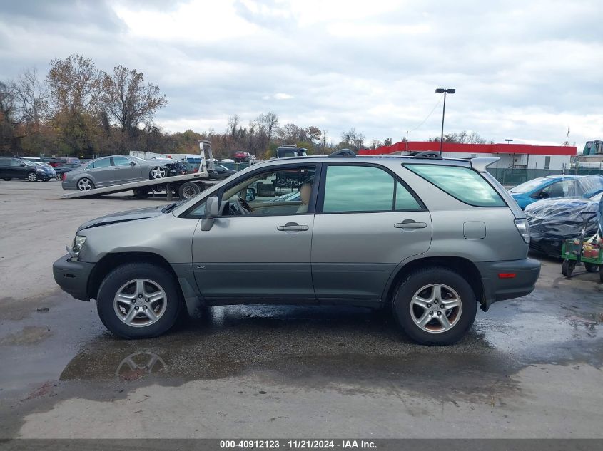 2002 Lexus Rx 300 VIN: JTJHF10UX20237184 Lot: 40912123