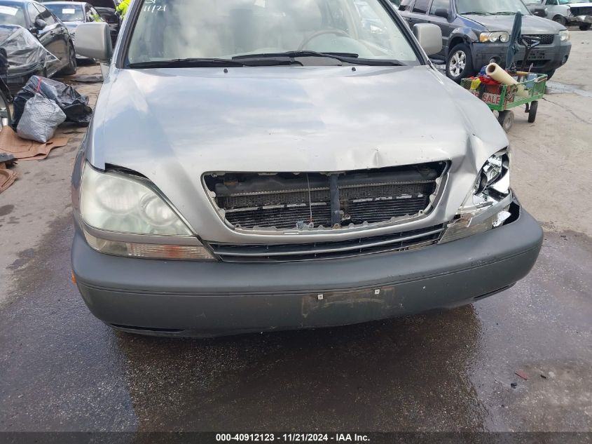 2002 Lexus Rx 300 VIN: JTJHF10UX20237184 Lot: 40912123