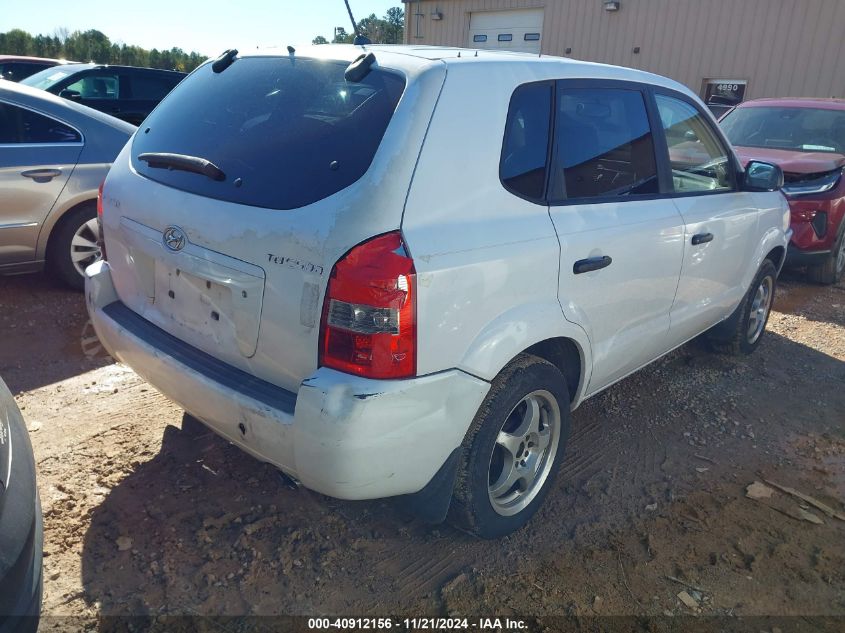 2006 Hyundai Tucson Gl VIN: KM8JM12B06U414955 Lot: 40912156