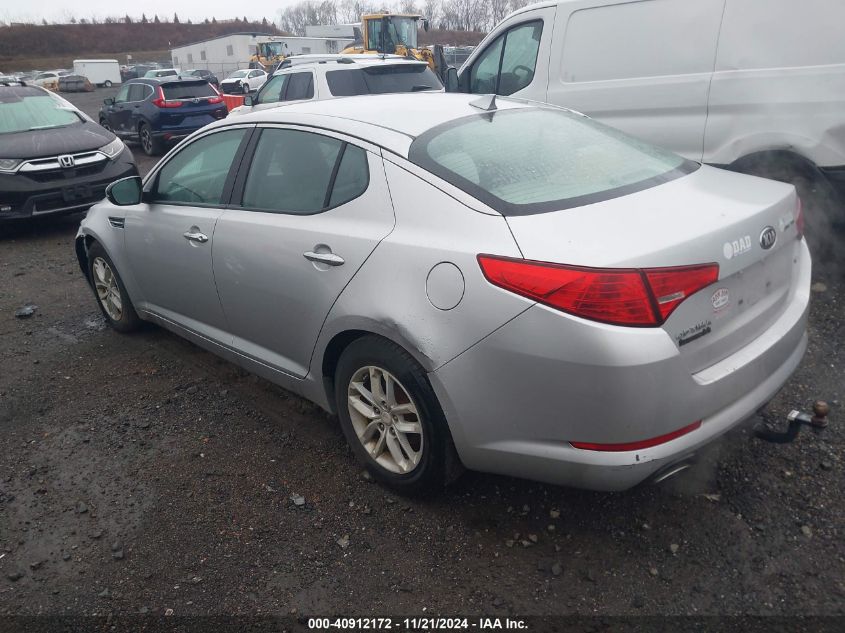 2013 Kia Optima Lx VIN: KNAGM4A72D5338530 Lot: 40912172