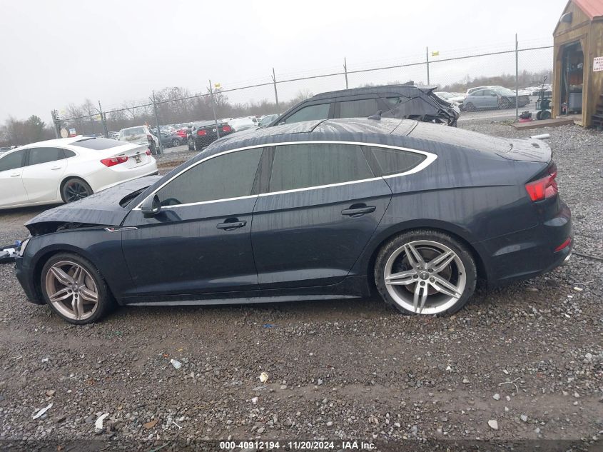 2018 Audi A5 2.0T Premium VIN: WAUFNCF55JA015375 Lot: 40912194