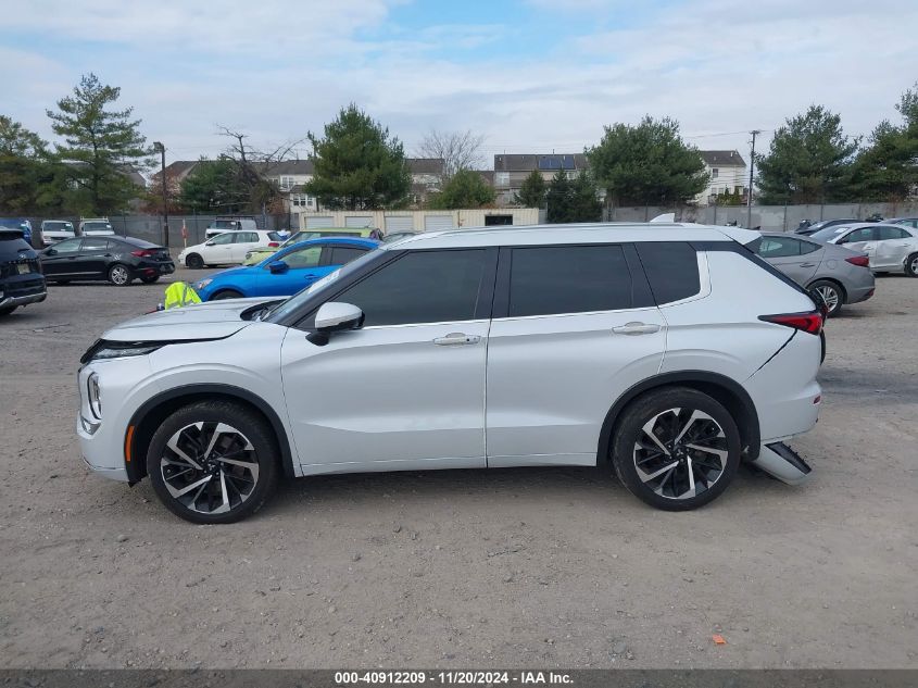 2022 Mitsubishi Outlander Sel 2.5 /Sel Launch Edition /Sel Special Edition VIN: JA4J4VA82NZ087262 Lot: 40912209