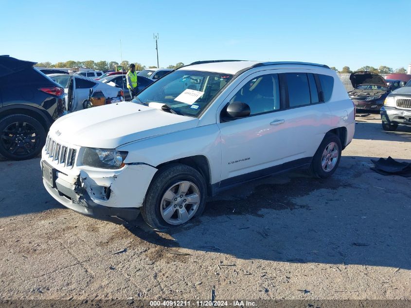 2015 Jeep Compass Sport VIN: 1C4NJCBA0FD250057 Lot: 40912211