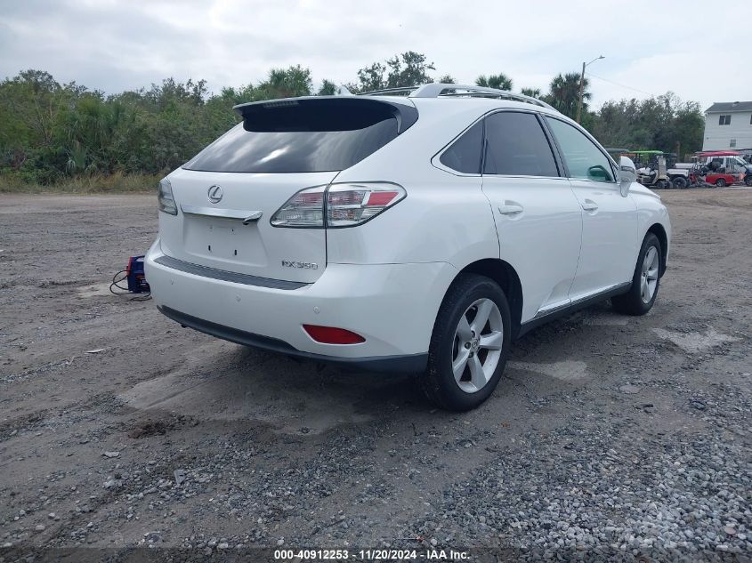 2011 Lexus Rx 350 VIN: 2T2BK1BA2BC119333 Lot: 40912253