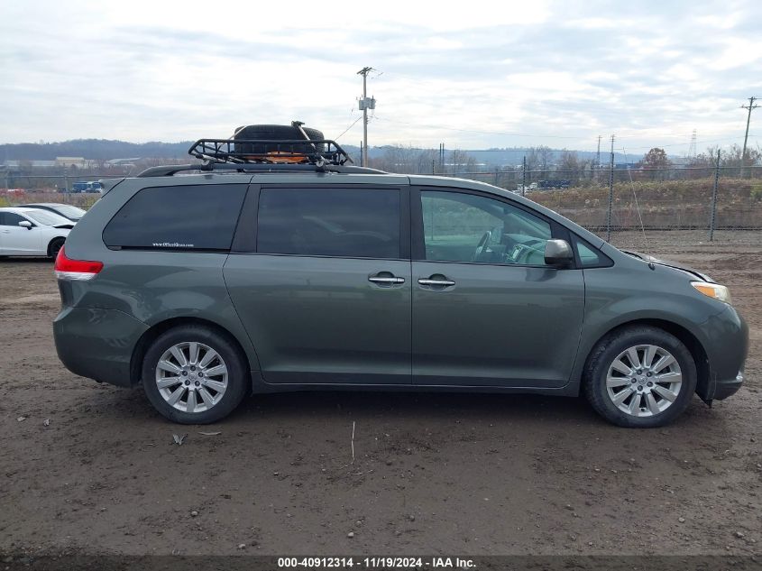 2014 Toyota Sienna Xle 7 Passenger VIN: 5TDDK3DCXES086987 Lot: 40912314