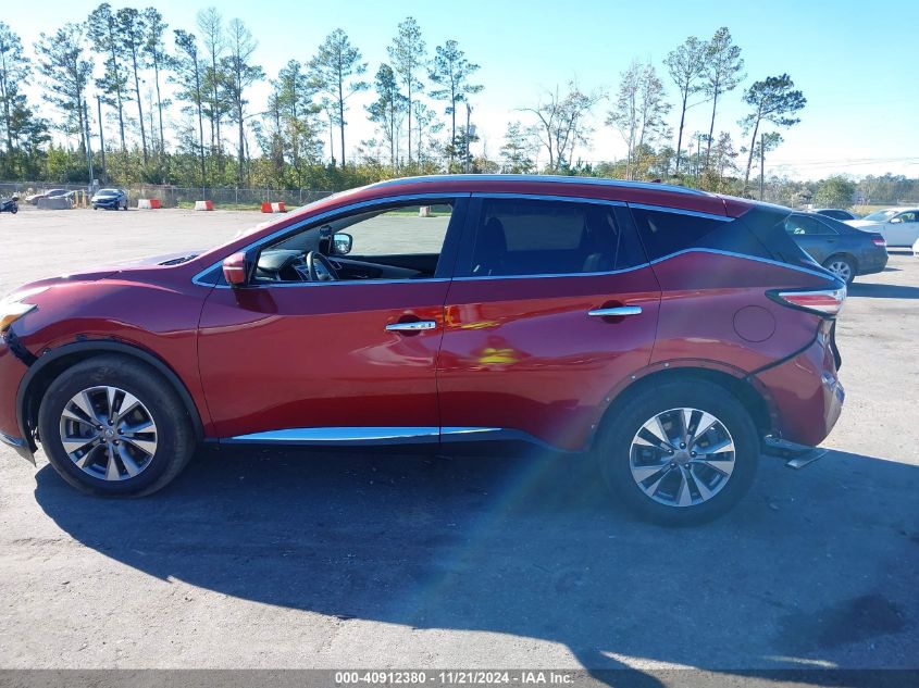 2015 Nissan Murano Sl VIN: 5N1AZ2MG2FN237304 Lot: 40912380