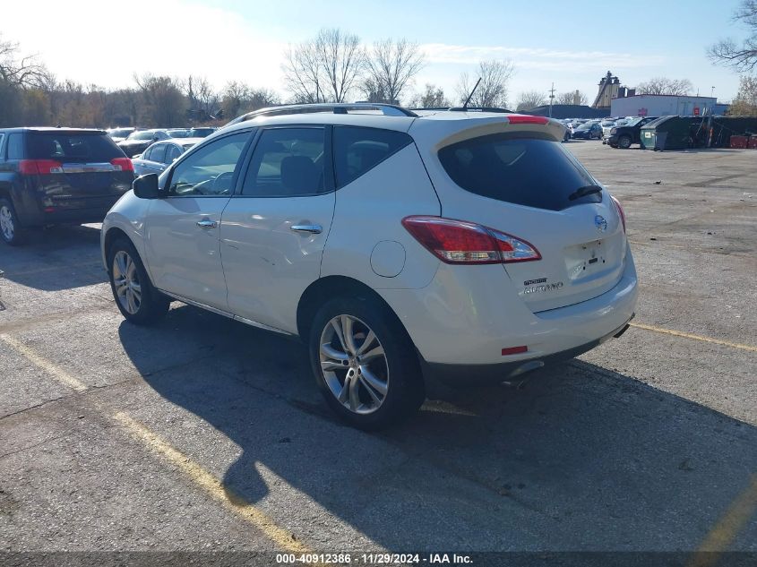 VIN JN8AZ1MW4EW509001 2014 Nissan Murano, LE no.3