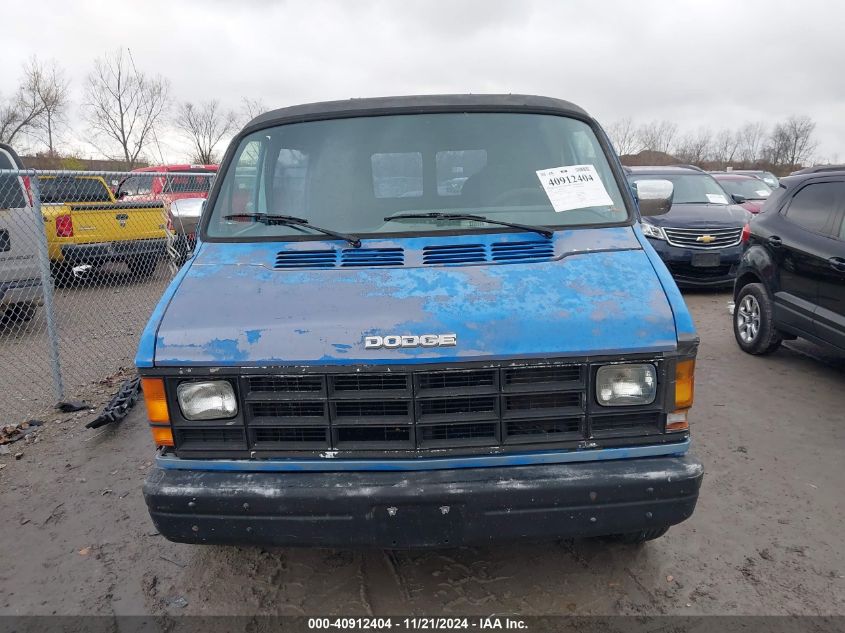 1992 Dodge Ram Wagon B350 VIN: 2B5WB35Y4NK170817 Lot: 40912404