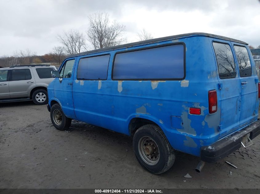 1992 Dodge Ram Wagon B350 VIN: 2B5WB35Y4NK170817 Lot: 40912404