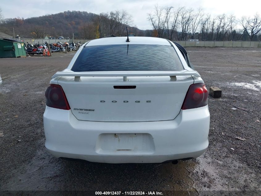 2013 Dodge Avenger Se VIN: 1C3CDZAB1DN599199 Lot: 40912437