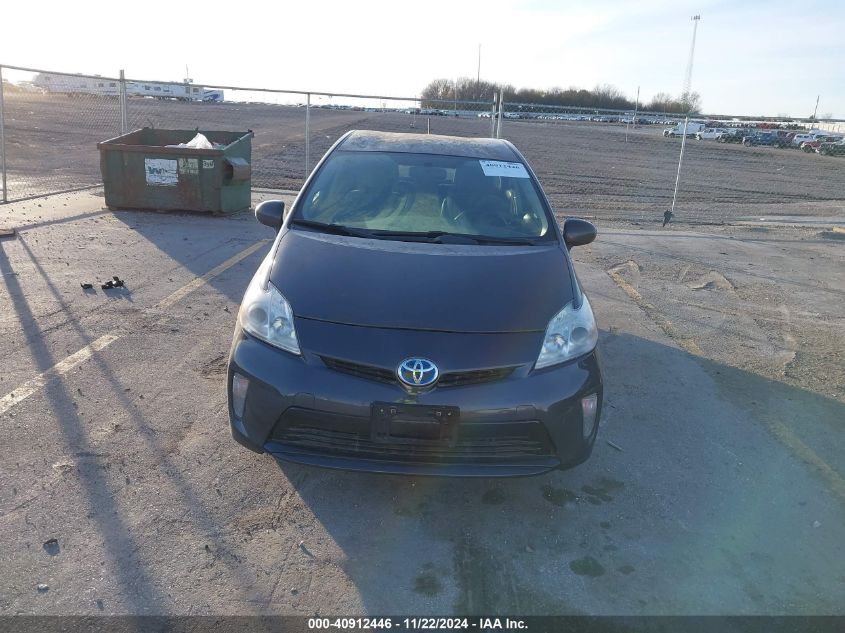 2013 Toyota Prius Two VIN: JTDKN3DU1D1643353 Lot: 40912446