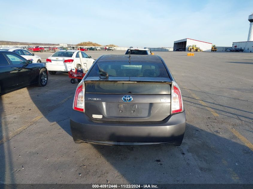 2013 Toyota Prius Two VIN: JTDKN3DU1D1643353 Lot: 40912446