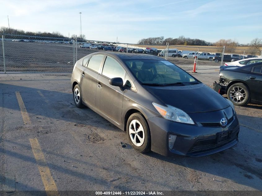 2013 Toyota Prius Two VIN: JTDKN3DU1D1643353 Lot: 40912446