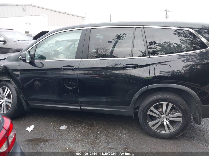 2017 Honda Pilot Ex-L VIN: 5FNYF5H61HB034954 Lot: 40912454