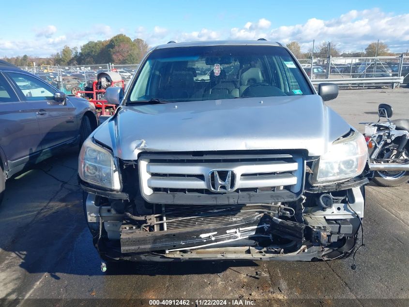 2007 Honda Pilot Ex-L VIN: 5FNYF18527B019586 Lot: 40912462