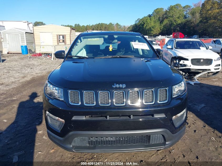 VIN 3C4NJDAB6MT591826 2021 Jeep Compass, Sport 4X4 no.12