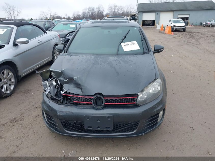 2012 Volkswagen Gti 2-Door VIN: WVWED7AJ0CW015237 Lot: 40912476