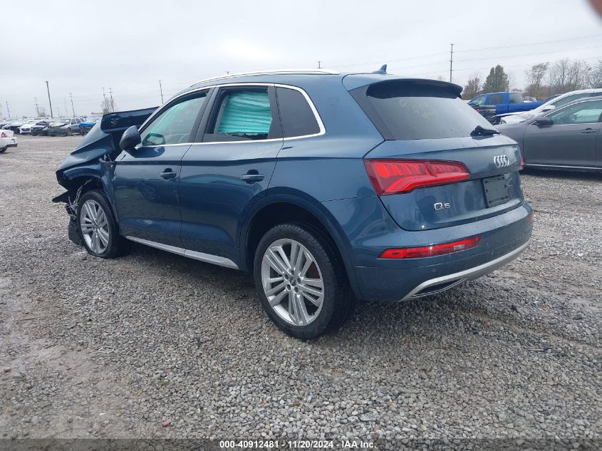 2018 Audi Q5 2.0T Premium/2.0T Tech Premium VIN: WA1CNAFY2J2179126 Lot: 40912481