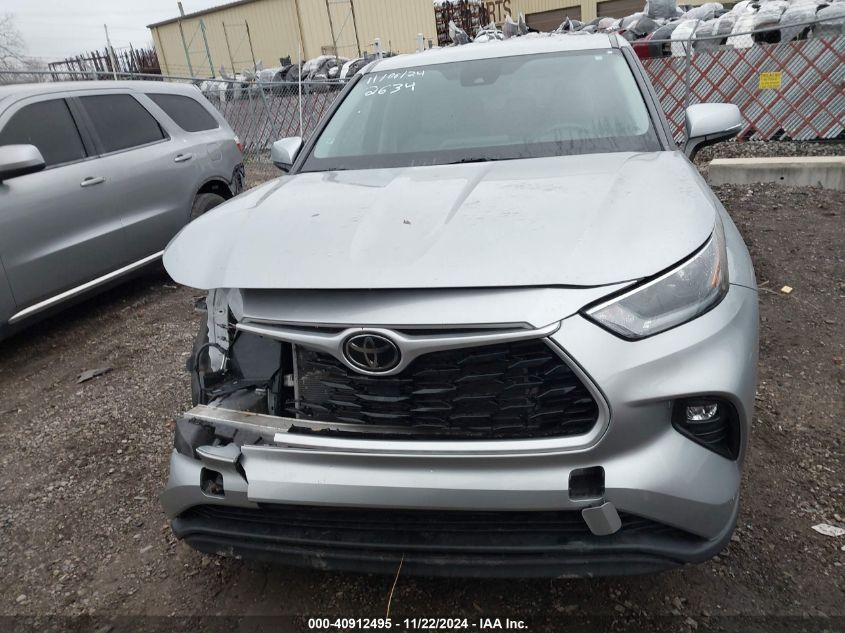 2021 Toyota Highlander Le VIN: 5TDBZRBH0MS102634 Lot: 40912495