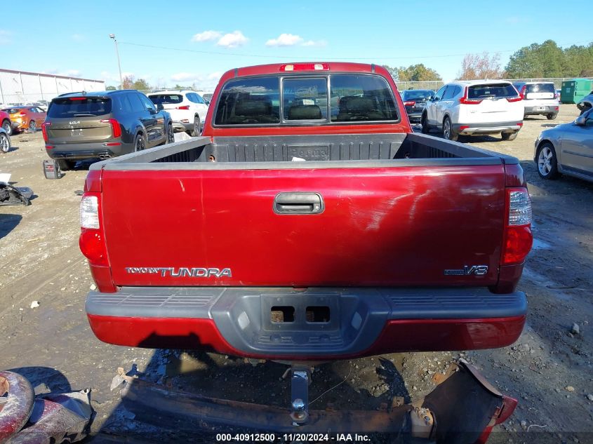 2006 Toyota Tundra Ltd V8 VIN: 5TBRT38136S478134 Lot: 40912500