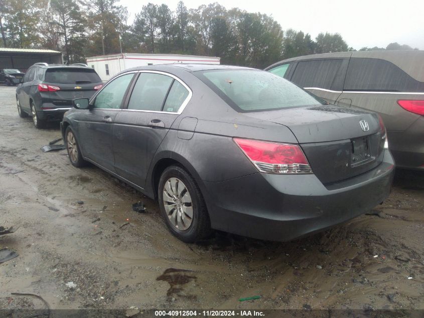 2010 Honda Accord 2.4 Lx VIN: 1HGCP2F30AA147860 Lot: 40912504