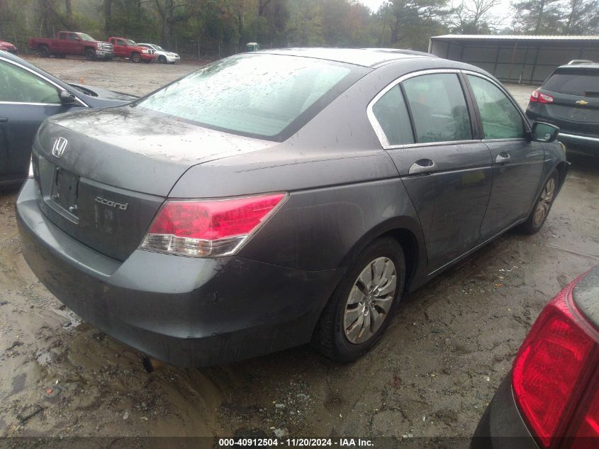 2010 Honda Accord 2.4 Lx VIN: 1HGCP2F30AA147860 Lot: 40912504