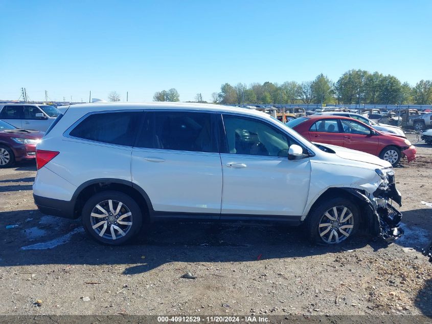 2021 Honda Pilot 2Wd Ex-L VIN: 5FNYF5H57MB037861 Lot: 40912529