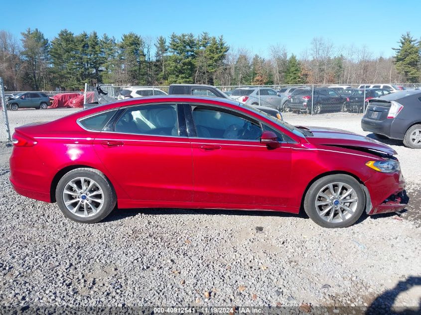 2017 Ford Fusion Se VIN: 3FA6P0H77HR390670 Lot: 40912541