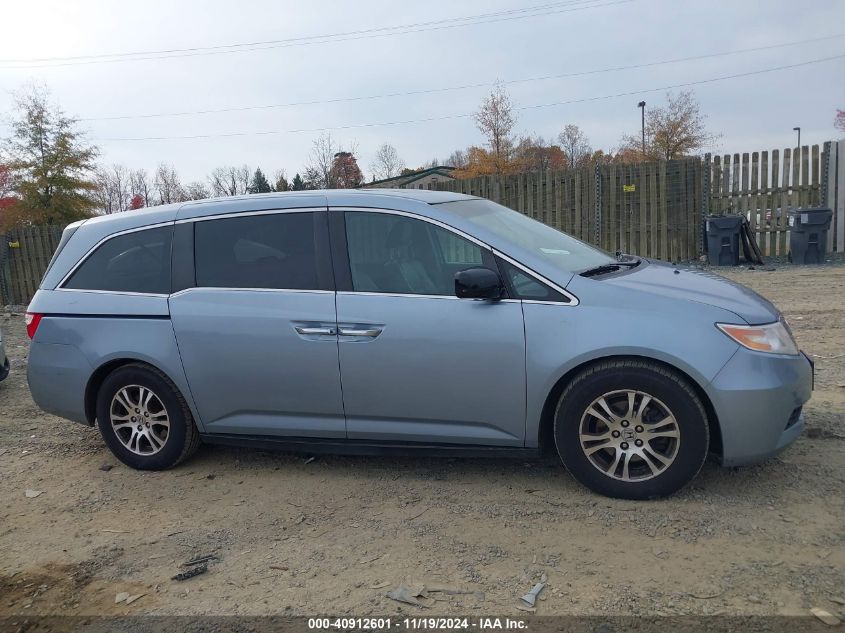 2013 Honda Odyssey Ex-L VIN: 5FNRL5H65DB037671 Lot: 40912601