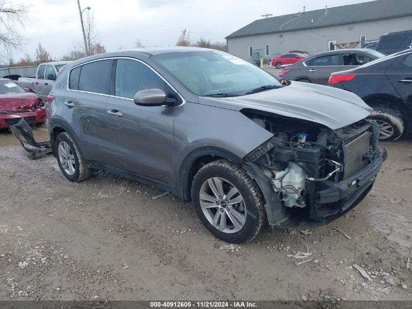 VIN KNDPM3AC9J7475491 2018 KIA Sportage, LX no.1