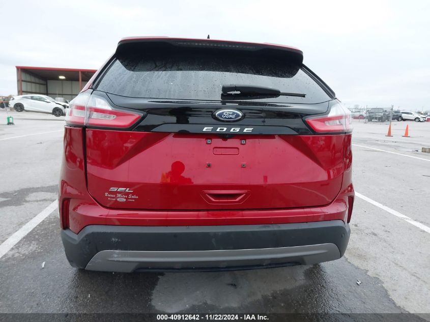 2021 Ford Edge Sel VIN: 2FMPK3J93MBA29743 Lot: 40912642